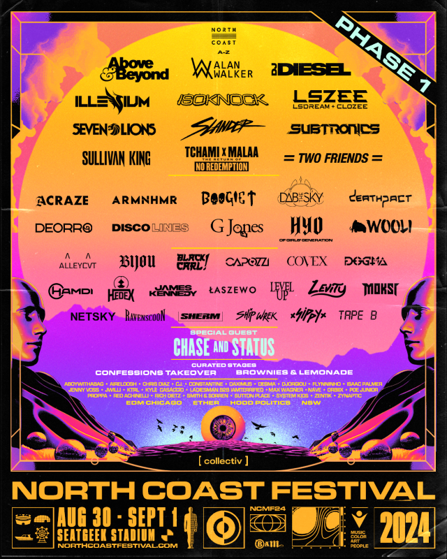 North Coast Music Festival unveils stacked Phase 1 lineup for 2024